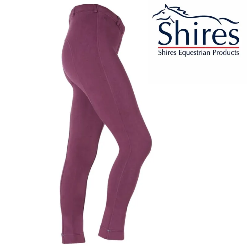 Shires Ladies Legging SaddleHugger Jodphur - Mulberry